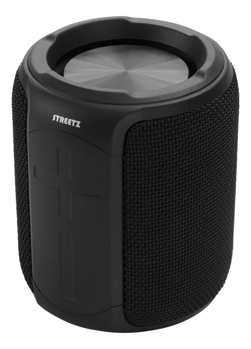 Streetz Vanntett Bluetooth-høyttaler TWS svart