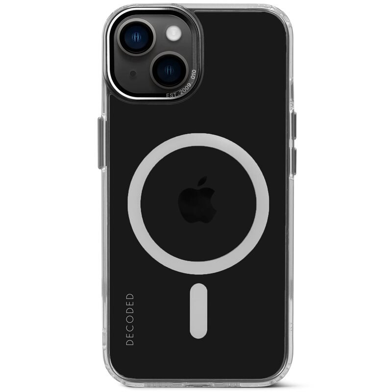 Decoded Recycled Plastic Clear Case MagSafe iPhone 14 Transparent
