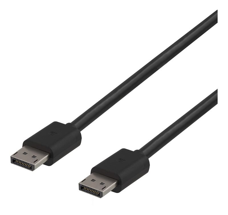 Deltaco DisplayPort-kabel 1m svart