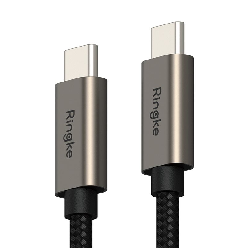 Ringke Fast Charging Basic Kabel USB-C -> USB-C 2m svart