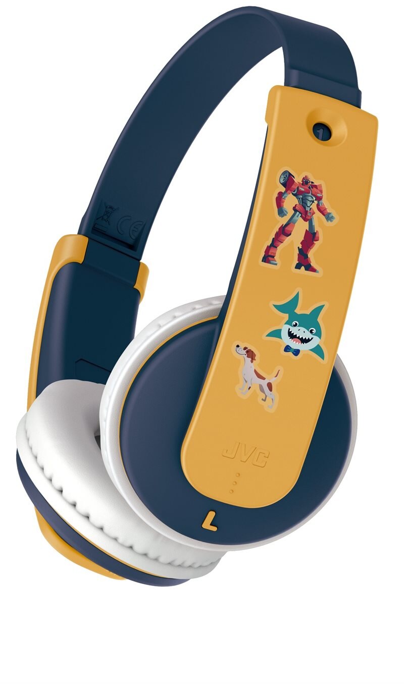 JVC Tinyphones On-Ear Wireless Barnehodetelefon gul