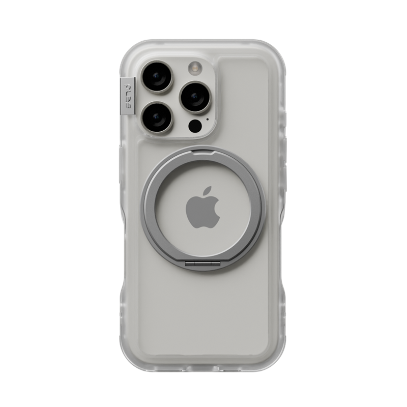 PLES Arche MagSafe Ring Stativ Deksel iPhone 16 Pro Matte Clear