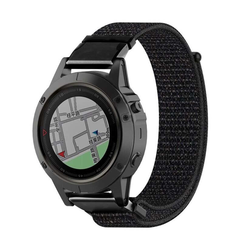Coros Vertix 2 Nylonreim Svart - Armbånd i behagelig og ventilerende nylon