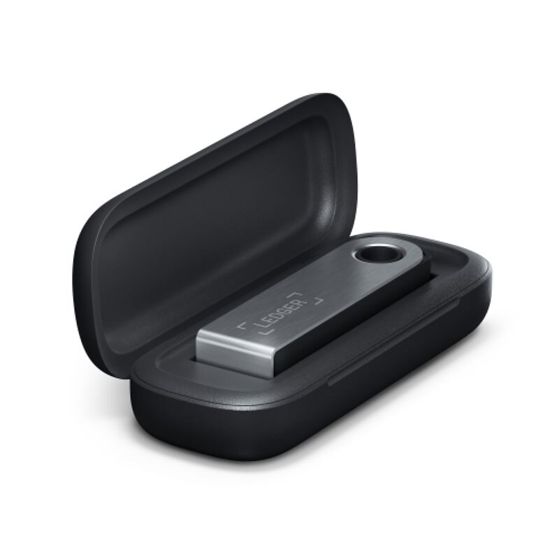 Ledger Nano S Plus-futteral svart