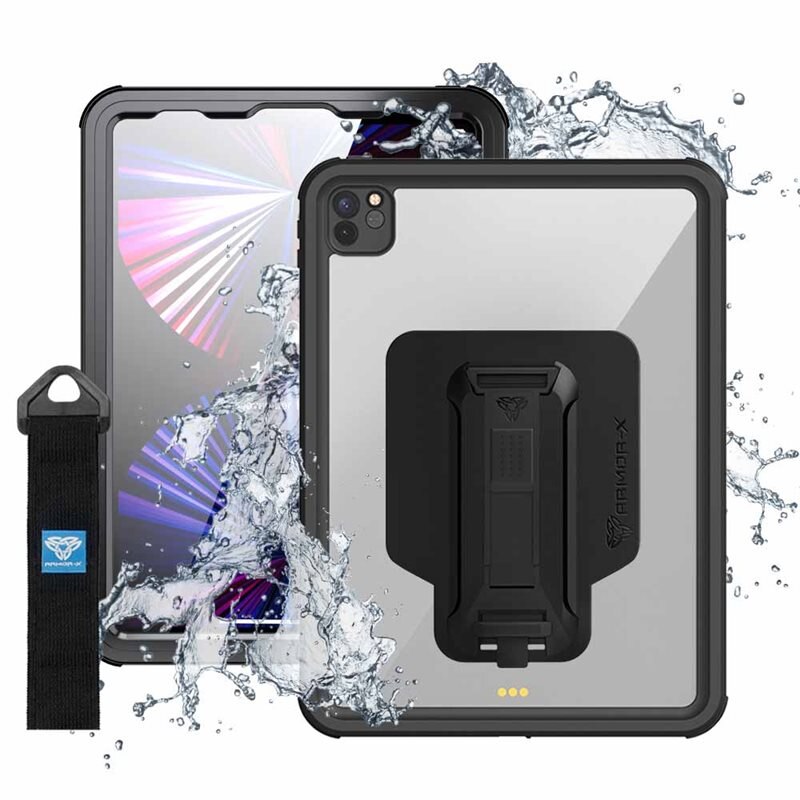 Armor-X MX Waterproof Case iPad Pro 11 4th Gen (2022) Clear/Black - Vann- og støvtett deksel