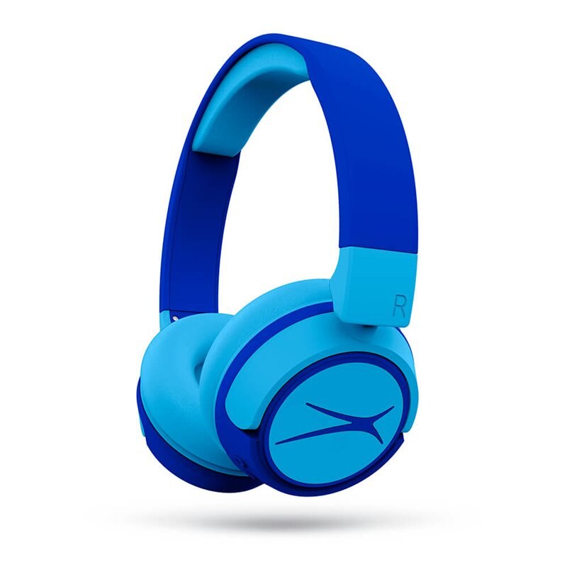 Altec Lansing Trådløse On-Ear Barnehodetelefoner 2-i-1 blå