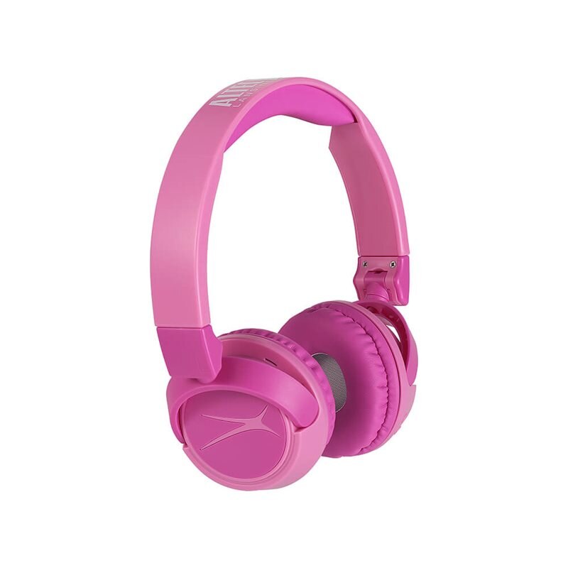 Altec Lansing Trådløse On-Ear Barnehodetelefoner 2-i-1 rosa