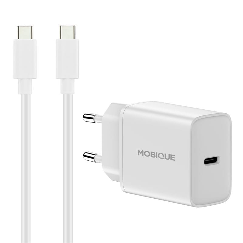 Komplett lader OnePlus Pad Go 2 - 2m kabel og vegglader USB-C Hvit