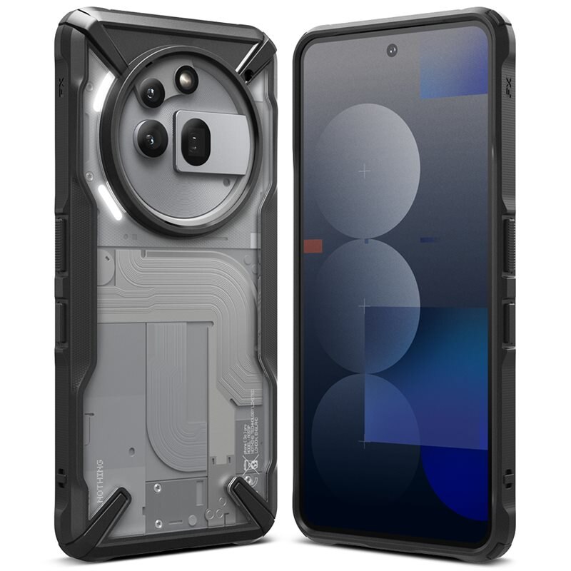 Ringke Fusion X Case Nothing Phone 3a Pro Svart - Mobildeksel