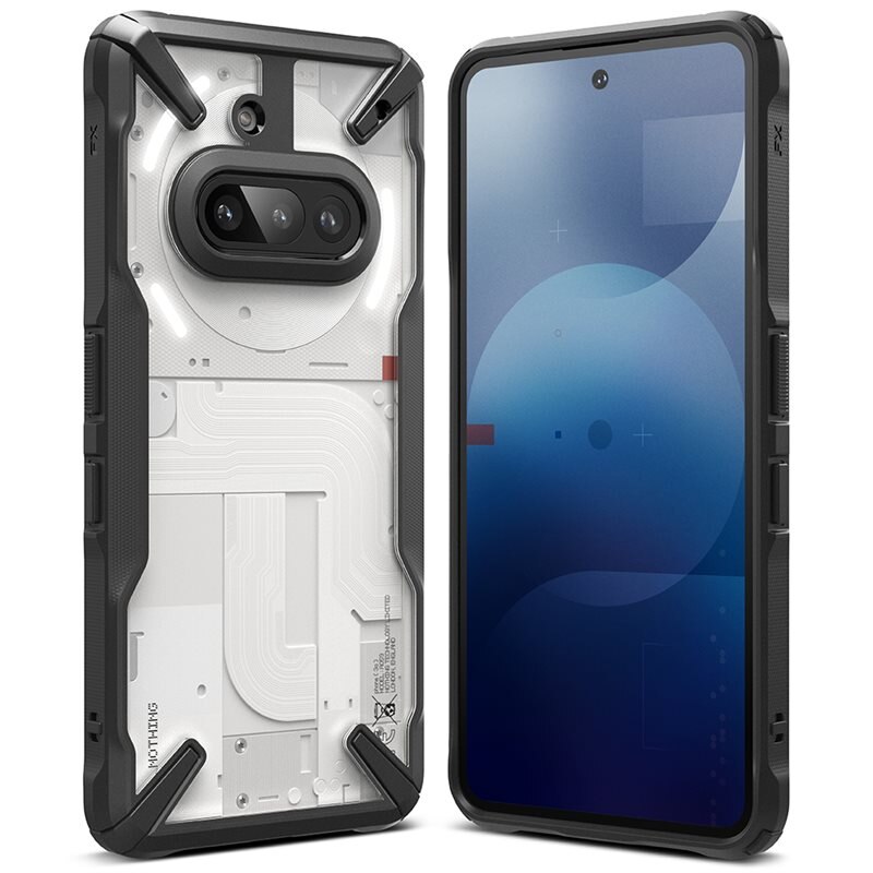 Ringke Fusion X Case Nothing Phone 3a Svart - Mobildeksel