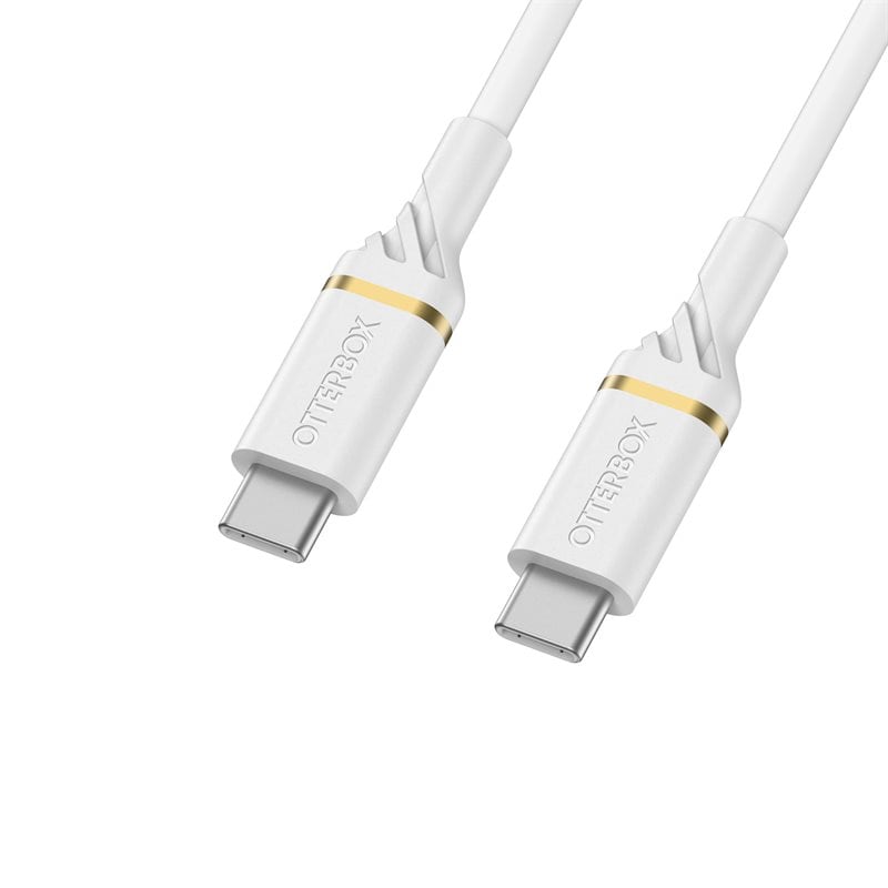 Otterbox USB-C -> USB-C Kabel 1m Fast Charge hvit