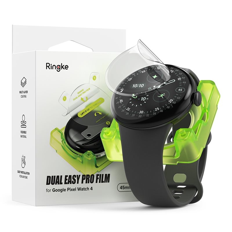 Ringke Dual Easy Pro Screen Protector (2-pack) Google Pixel Watch 4 45mm