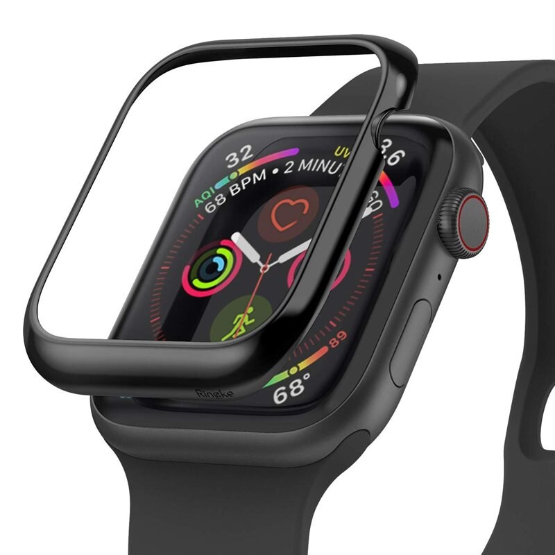 Ringke Bezel Styling Apple Watch 45mm Series 8 Glossy Black - Deksel til din smartklokke