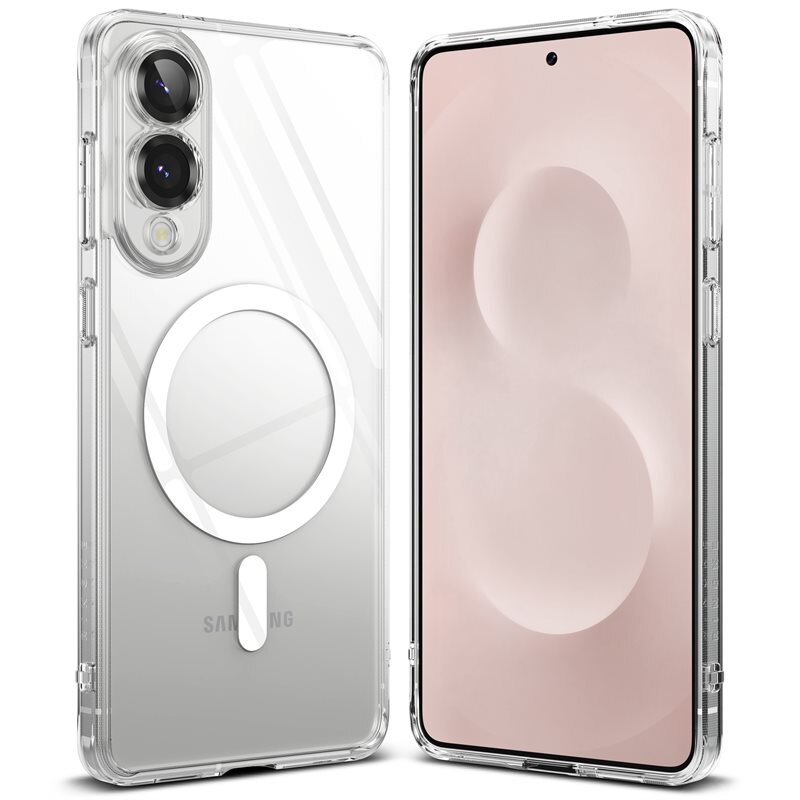 Ringke Fusion Magnetic Case Samsung Galaxy S25 Edge Clear - MagSafe kompatibelt deksel