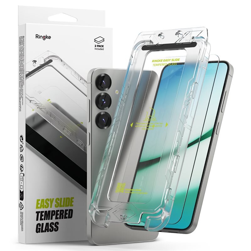 Ringke Easy Slide Glass (2-pack) Samsung Galaxy S25 Plus