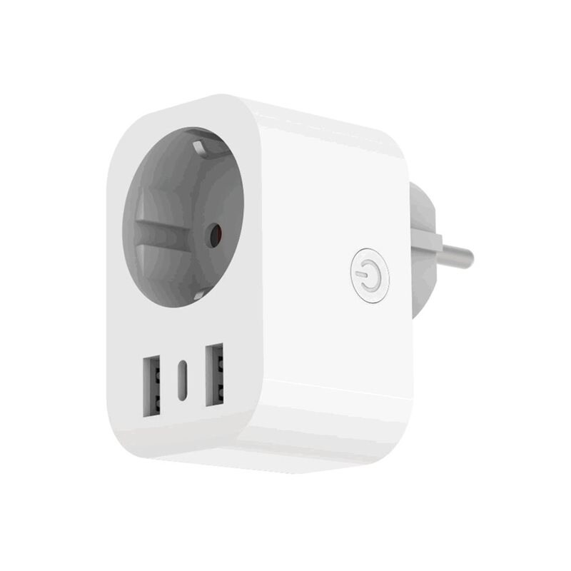 SiGN Smart Home WiFi veggadapter med stikkontakt 20W Hvit