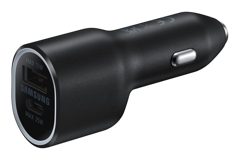 Samsung Car Charger Duo USB-C + USB-A 40W svart
