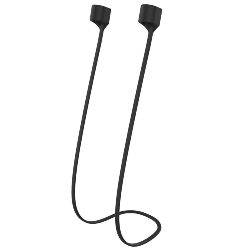 Silikon Strap Apple AirPods svart - Silikonreim