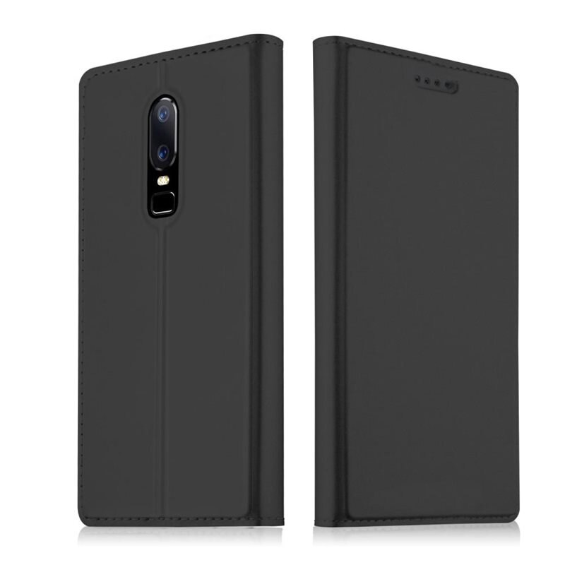 tectTech Slim Card Wallet OnePlus 6 svart - Lommeboksdeksel - Full beskyttelse i et slankt design