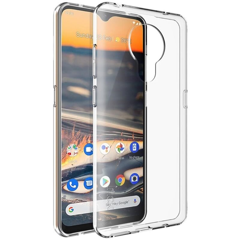 Imak TPU Deksel Nokia 5.3 Gjennomsiktig - Stilrent mobildeksel - Beskytter mobilen din mot skader og slitasje
