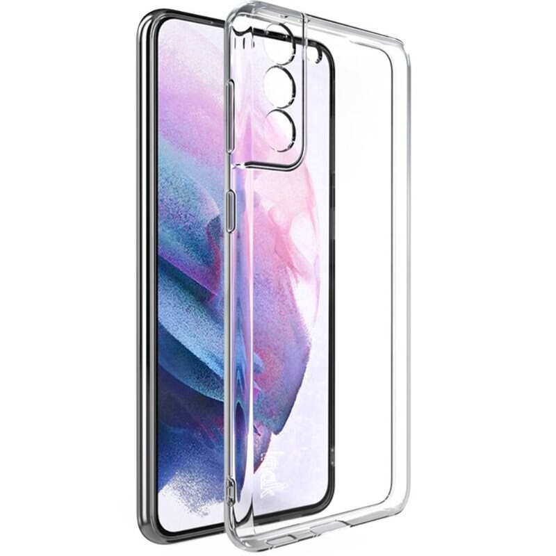 Imak TPU Deksel Samsung Galaxy S21 Plus Gjennomsiktig - Stilrent mobildeksel - Beskytter mobilen din mot skader og slitasje