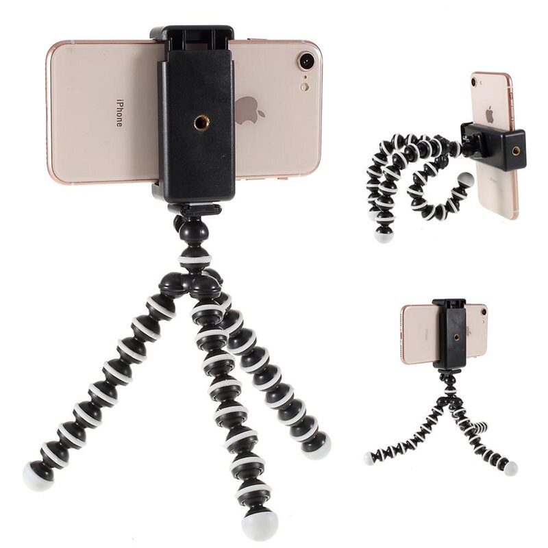 Octopus Mini Tripod Mobilholder - Mini stativ for foto og video - kompakt og bærbart