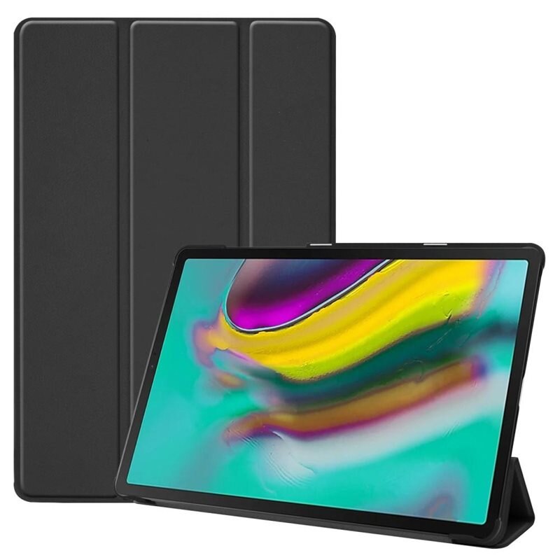 Etui Tri-fold Samsung Galaxy Tab S5e Svart - Beskyttende deksel med støttefunksjon