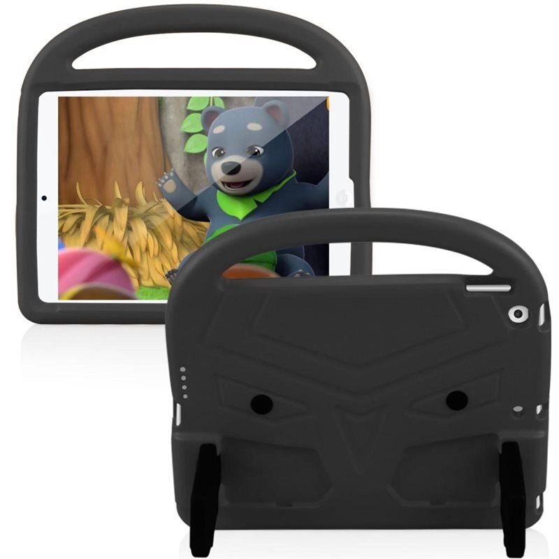 Deksel EVA iPad 10.2 9th Gen (2021) svart - Perfekt for barn - Beskyttende støtsikkert deksel