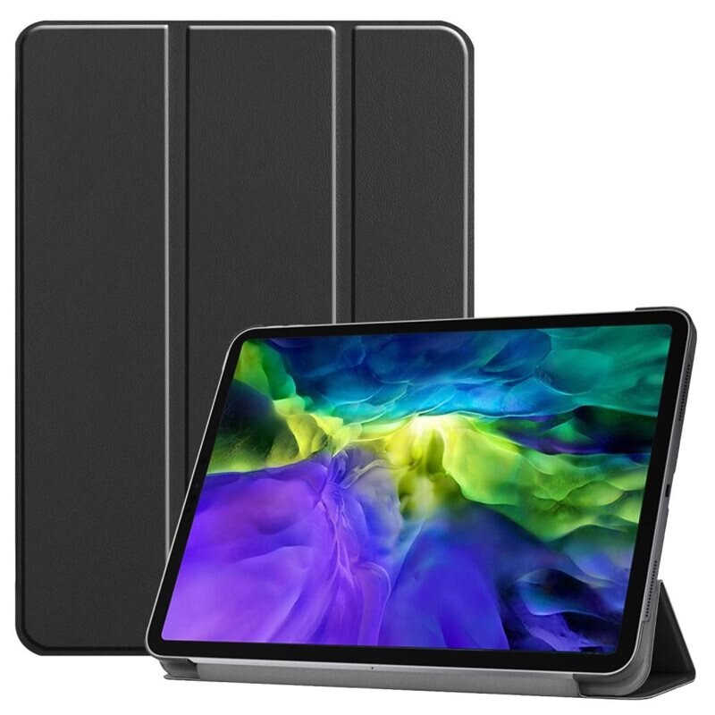 Etui Tri-fold Apple iPad Pro 11 2nd Gen (2020) Svart - Beskyttende deksel med støttefunksjon