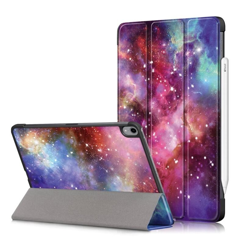Etui Tri-fold Apple iPad Air 10.9 4th Gen (2020) Rymd - Beskyttende deksel med støttefunksjon