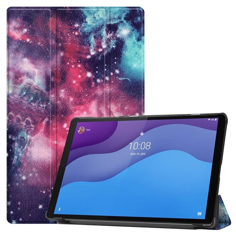 Etui Tri-fold Lenovo Tab M10 HD (2nd Gen) Flerfarget/mønster - Beskyttende deksel med støttefunksjon