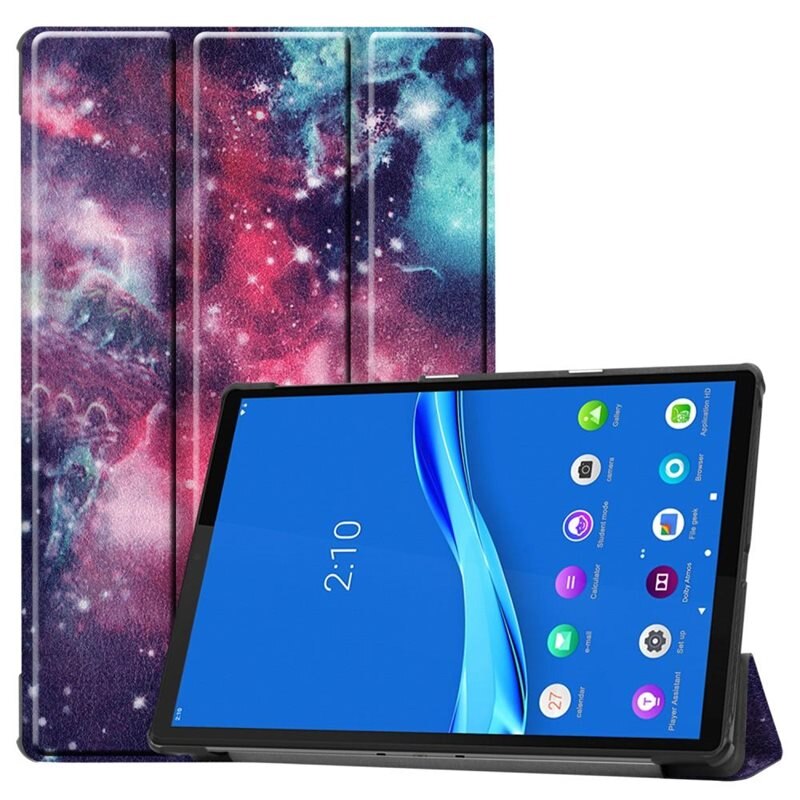 Etui Tri-fold Lenovo Tab M10 FHD Plus (2nd Gen) 10.3 Rymd - Beskyttende deksel med støttefunksjon