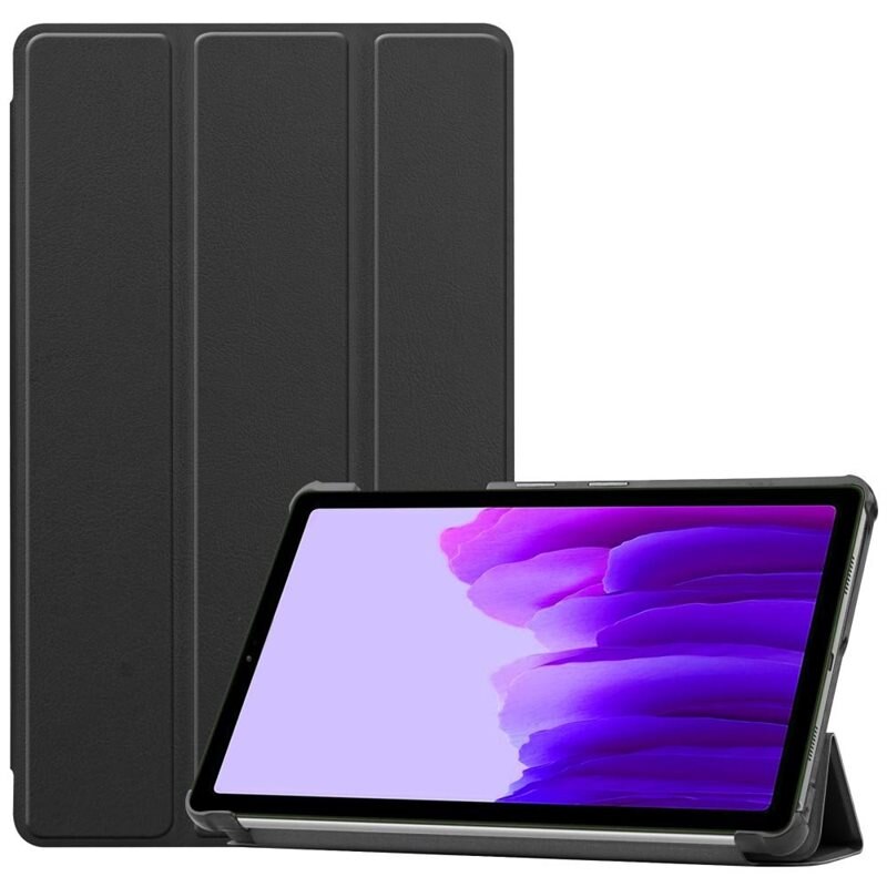 Etui Tri-fold Samsung Galaxy Tab A7 Lite Svart - Beskyttende deksel med støttefunksjon