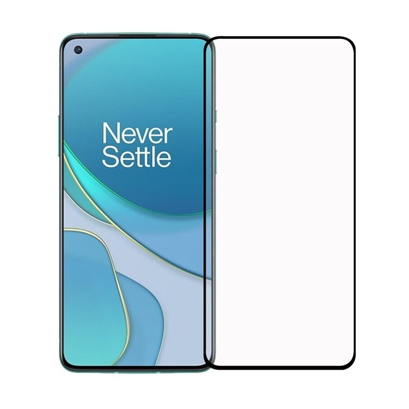Heldekkende Skjermbeskytter Herdet Glass OnePlus 9 - Skjermbeskyttelse som dekker hele skjermen