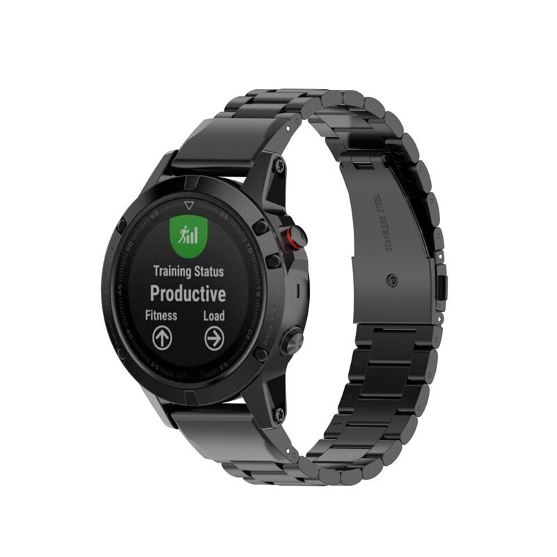 Garmin Fenix 7 Pro Metal Reim Svart - Armbånd i luksuriøs og stilren design