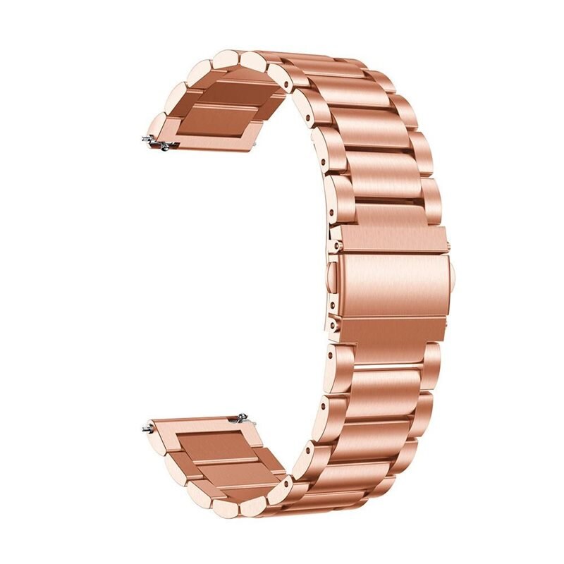 Huawei Watch GT 3 42mm/Watch GT 2 42mm Metal Reim Rosegull - Armbånd i luksuriøs og stilren design