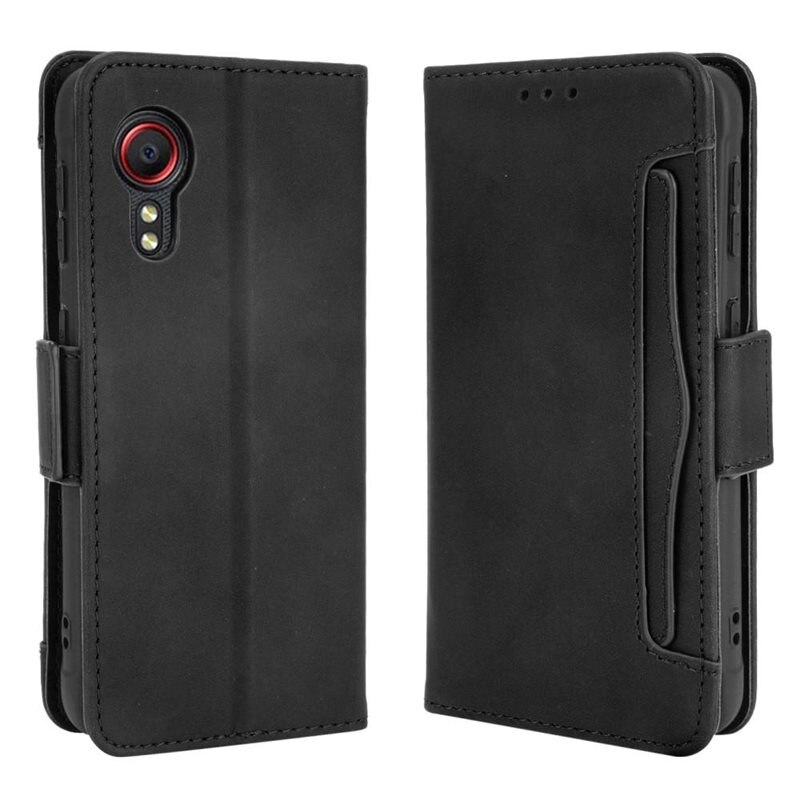 Multi Lommebokdeksel Samsung Galaxy Xcover 5 svart - Mobildeksel - Kortlomme og seddellomme
