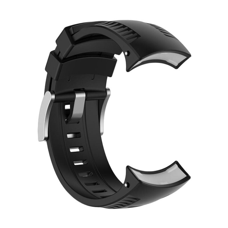 9 Baro/Suunto 7/Suunto 9 Reim Silikon Svart - Sporty armbånd perfekt for treningen