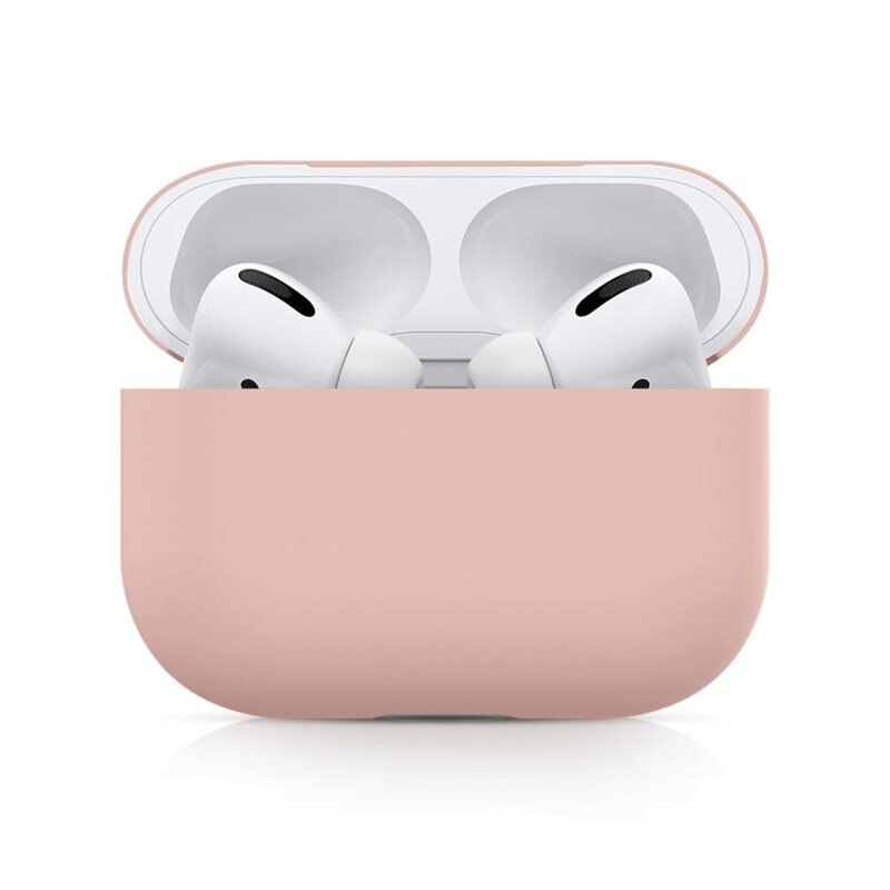 Silikondeksel Apple AirPods Pro ljusrosa