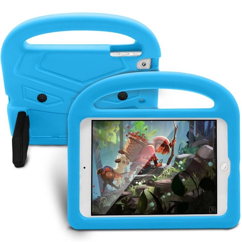 Deksel EVA iPad Mini 4 7.9 (2015) blå - Perfekt for barn - Beskyttende støtsikkert deksel