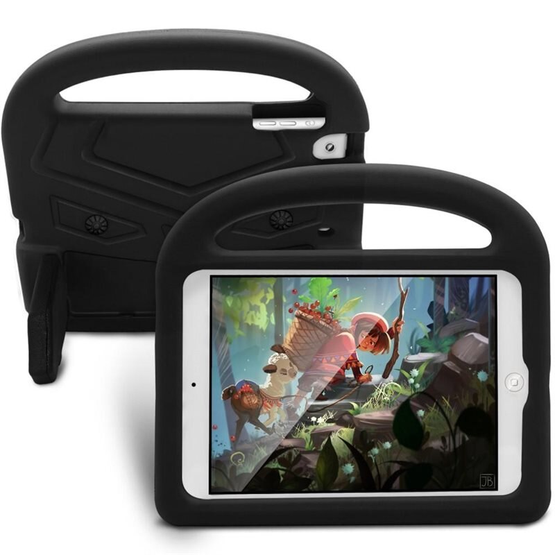 Deksel EVA iPad Mini 1 7.9 (2012) svart - Perfekt for barn - Beskyttende støtsikkert deksel