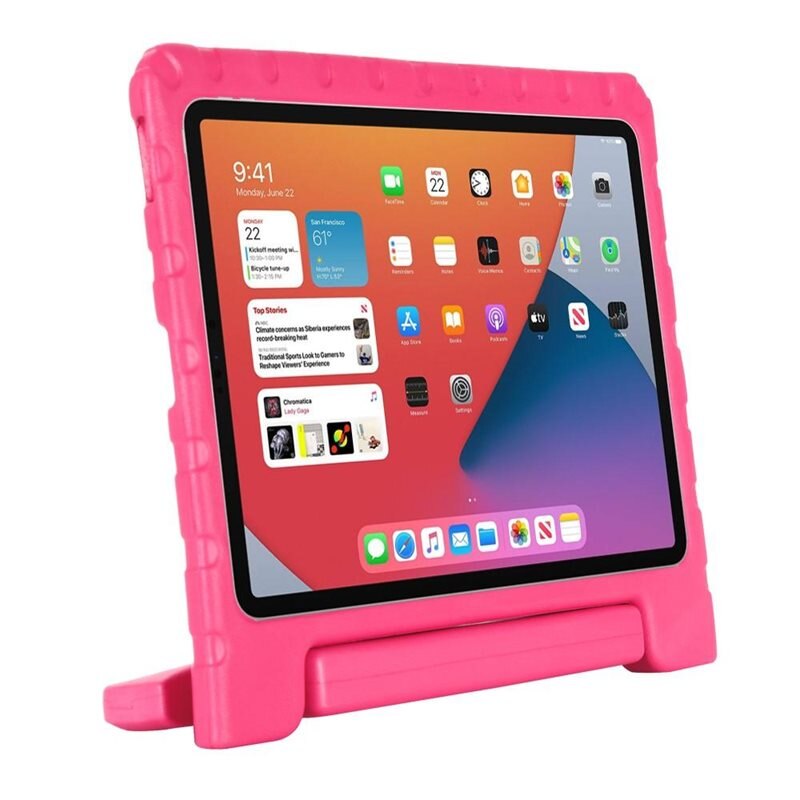 Støtsikker EVA Deksel Apple iPad Air 10.9 5th Gen (2022) Rosa - Perfekt for barn - Beskyttende støtsikkert deksel