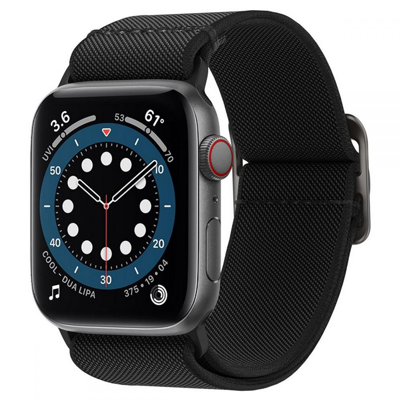 Spigen Fit Lite Apple Watch Ultra 2 49mm Black - Klokkereim - Stilig og komfortabelt tilbehør til din smartklokke