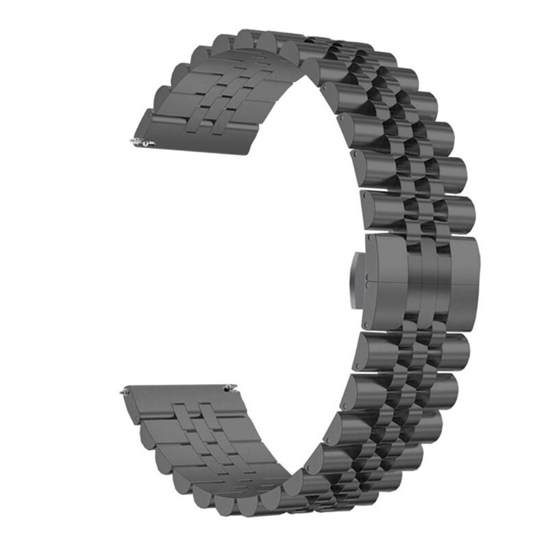 Stainless Steel Bracelet Garmin Vivoactive 4 Svart - Klokkereim