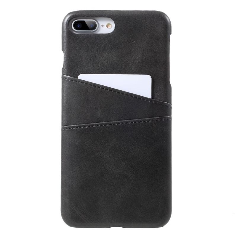 tectTech Card Slots Case iPhone 7 Plus/iPhone 8 Plus Svart - Mobildeksel med praktisk kortspor