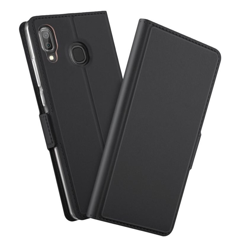 tectTech Slim Card Wallet Galaxy A40 svart - Lommeboksdeksel - Full beskyttelse i et slankt design