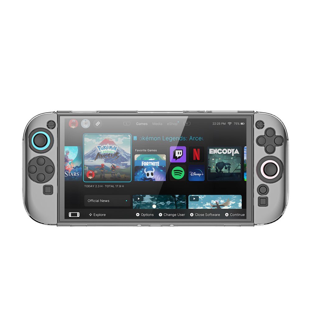Slim Deksel Nintendo Switch 2 Gjennomsiktig