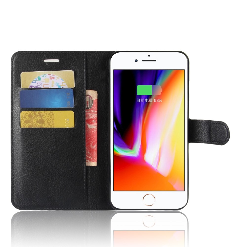 Mobilveske iPhone 7 Plus/iPhone 8 Plus Svart