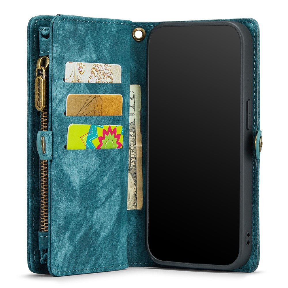 Multi-slot Lommeboksetui Apple iPhone 11 Pro Max Blå