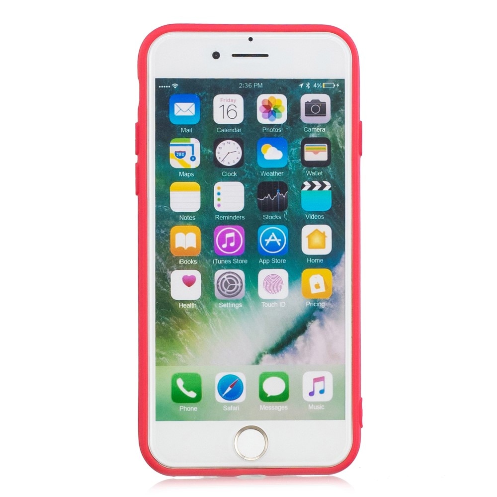 TPU Deksel iPhone 8 rød